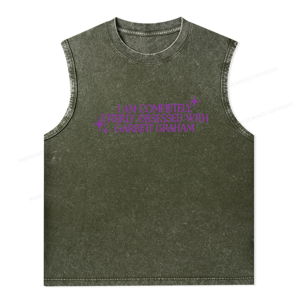 Pagewings Hockey Romace Unisex Washed Tank Top