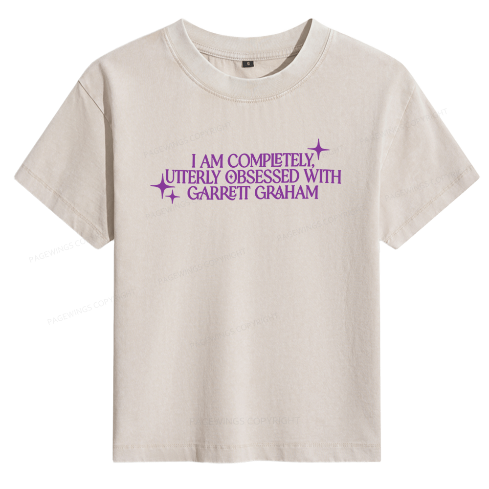Pagewings Hockey Romace Women's Washed T-shirt