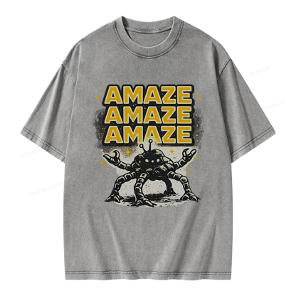 Pagewings Sci‑Fi Nerd Unisex Washed T-shirt