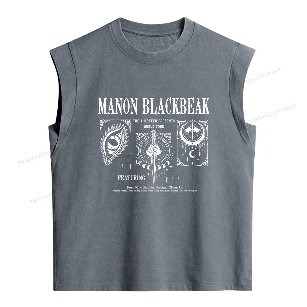 Pagewings Fantasy Book Lover Women's Washed Tank Top