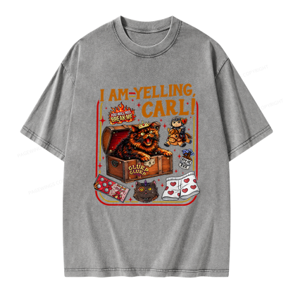 Pagewings Fantasy Book Reader Unisex Washed T-shirt