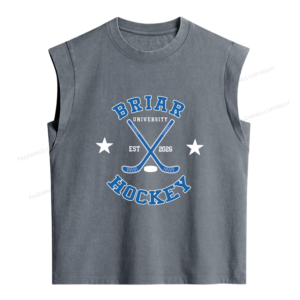 Pagewings Hockey Romance Women's Washed Tank Top
