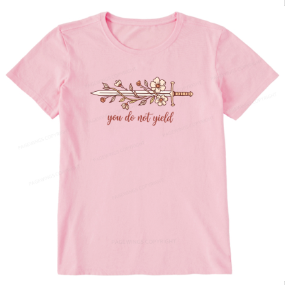 Pagewings You Do Not Yield  Unisex Classic T-shirt