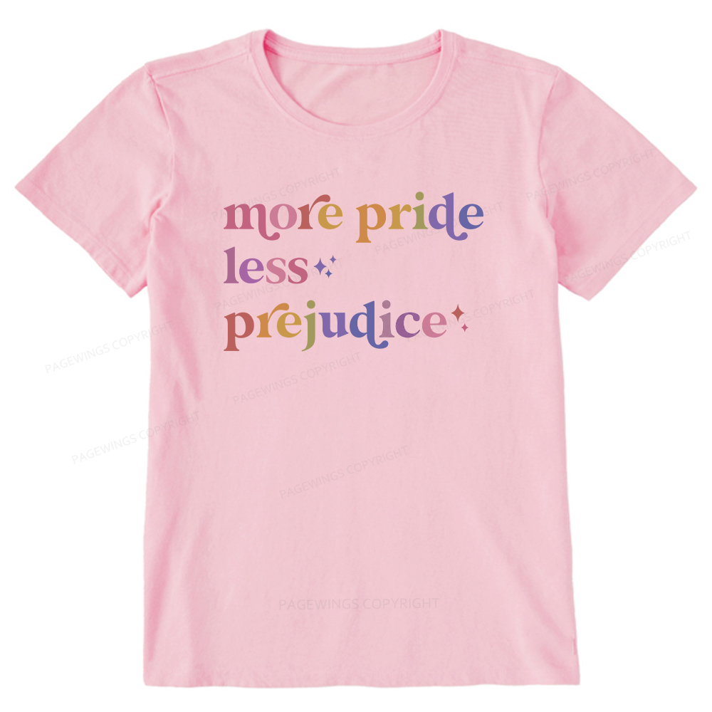 Pagewings More Pride Less Prejudice Unisex Classic T-shirt