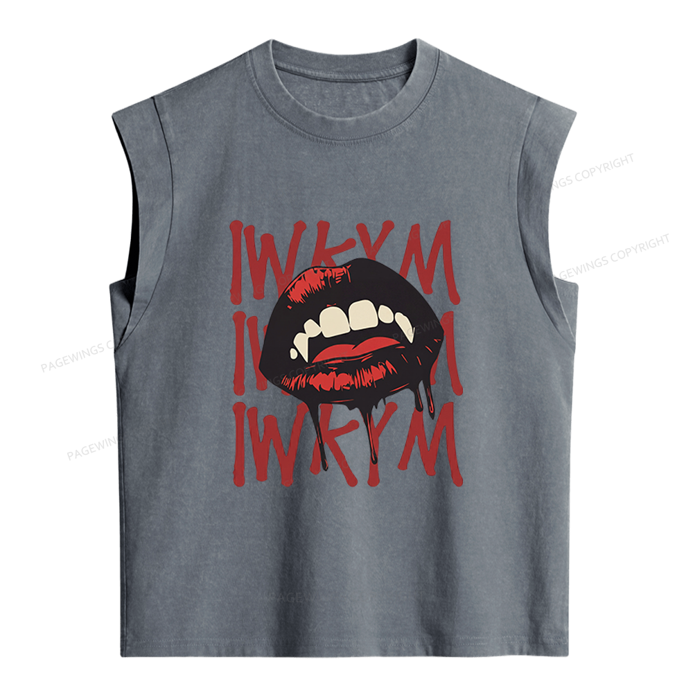 Pagewings IWKYM Women's Washed Tank Top