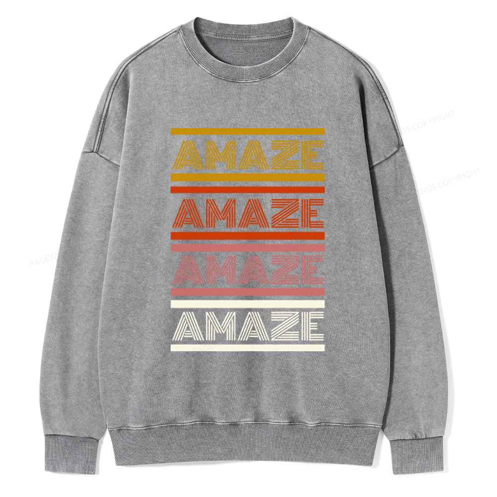 Pagewings Science Fiction Lover Unisex Washed Sweatshirt