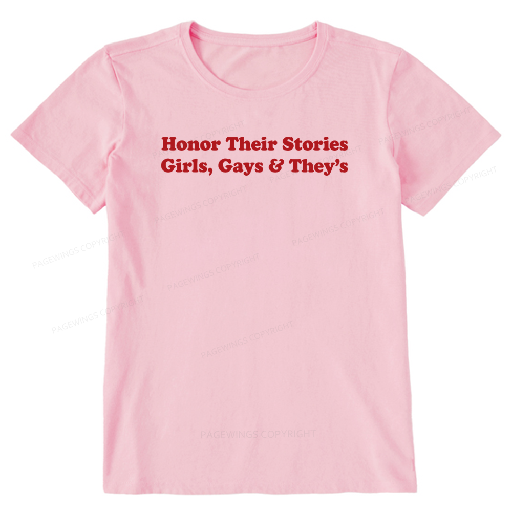 Pagewings Honor Their Stories Unisex Classic T-shirt