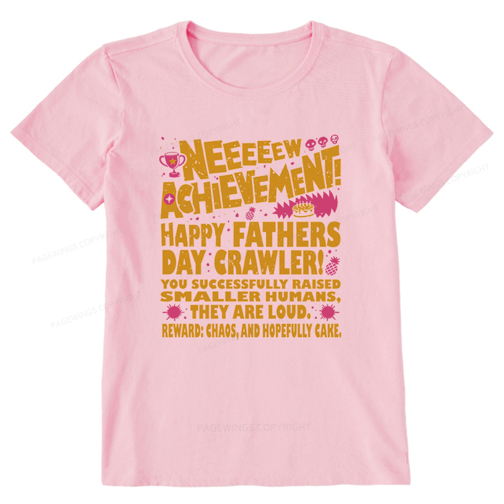 Pagewings Dad Achievement Unisex Classic T-shirt