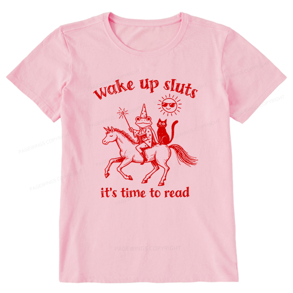 Pagewings Wake Up Sluts Unisex Classic T-shirt