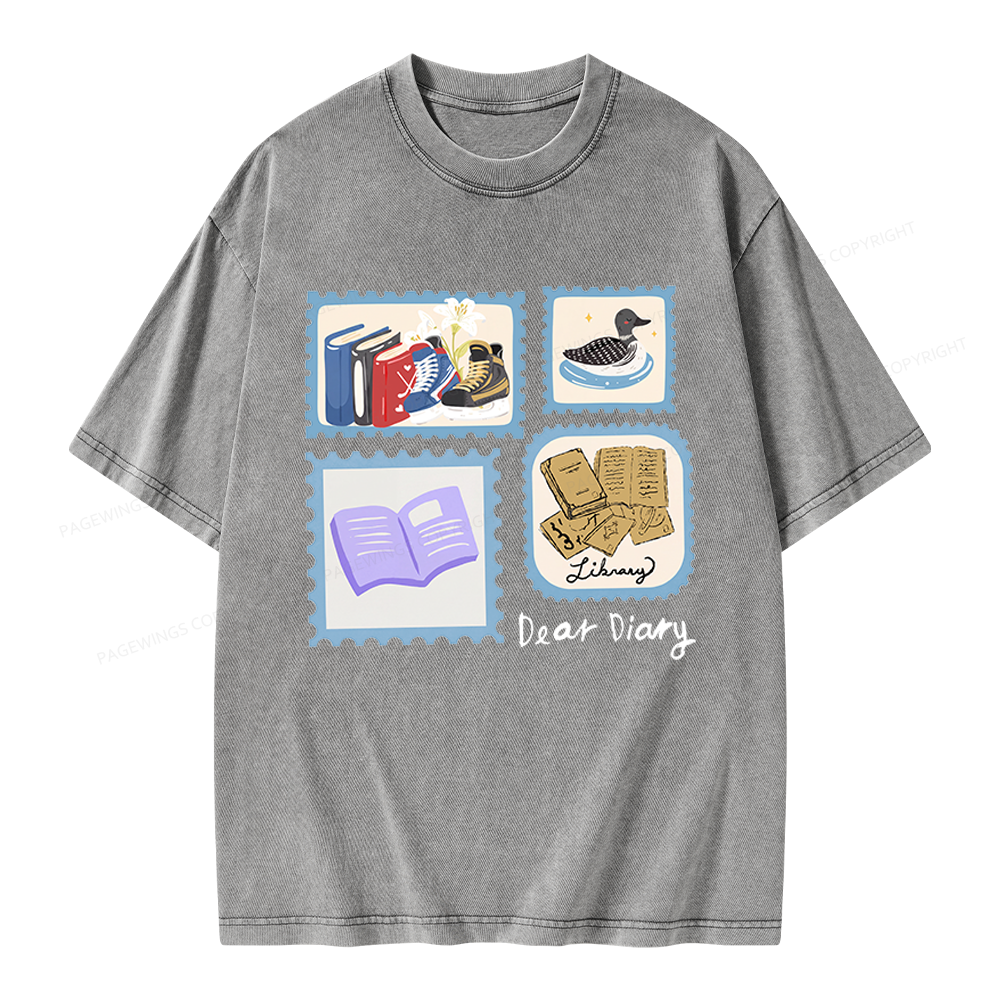Pagewings Romance Lover Unisex Washed T-shirt