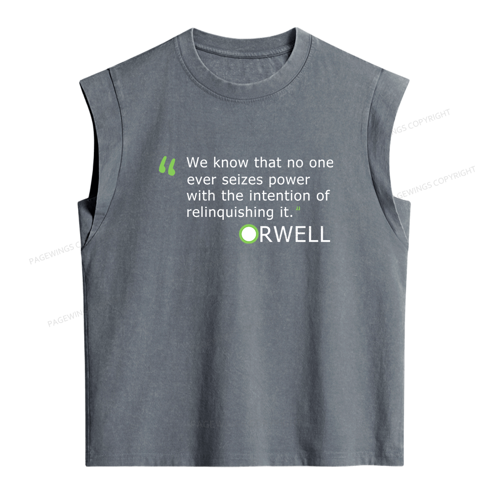 Pagewings The Intention Of Relinquishing It Women's Washed Tank Top