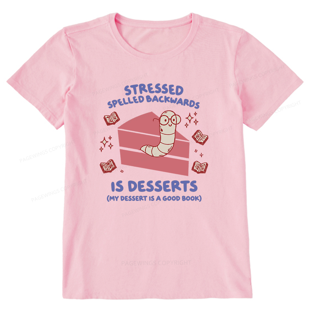 Pagewings My Dessert Is A Good Book Unisex Classic T-shirt