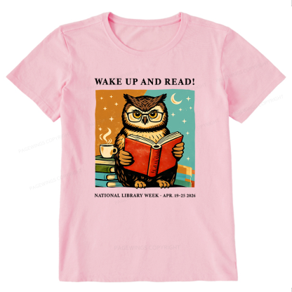 Pagewings Wake Up And Read Unisex Classic T-shirt