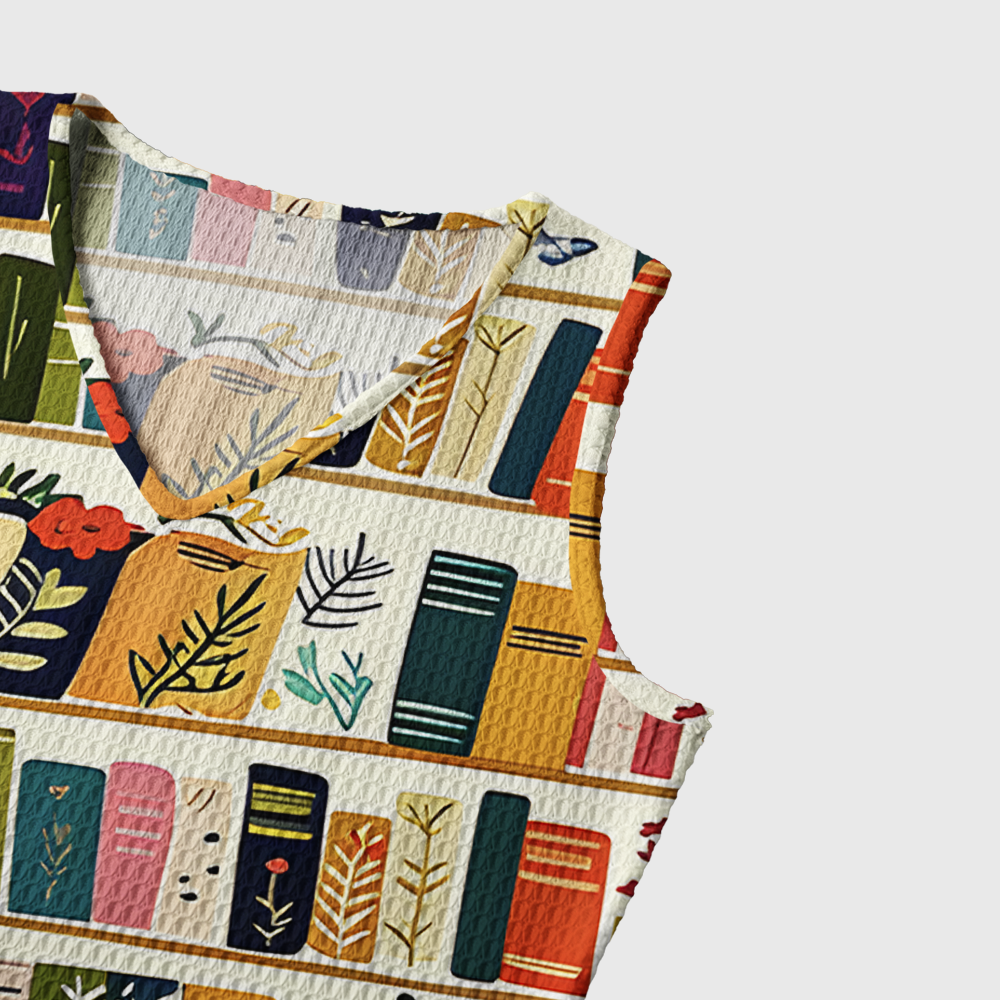Pagewings Bookshelf Crochet Maxi Dress