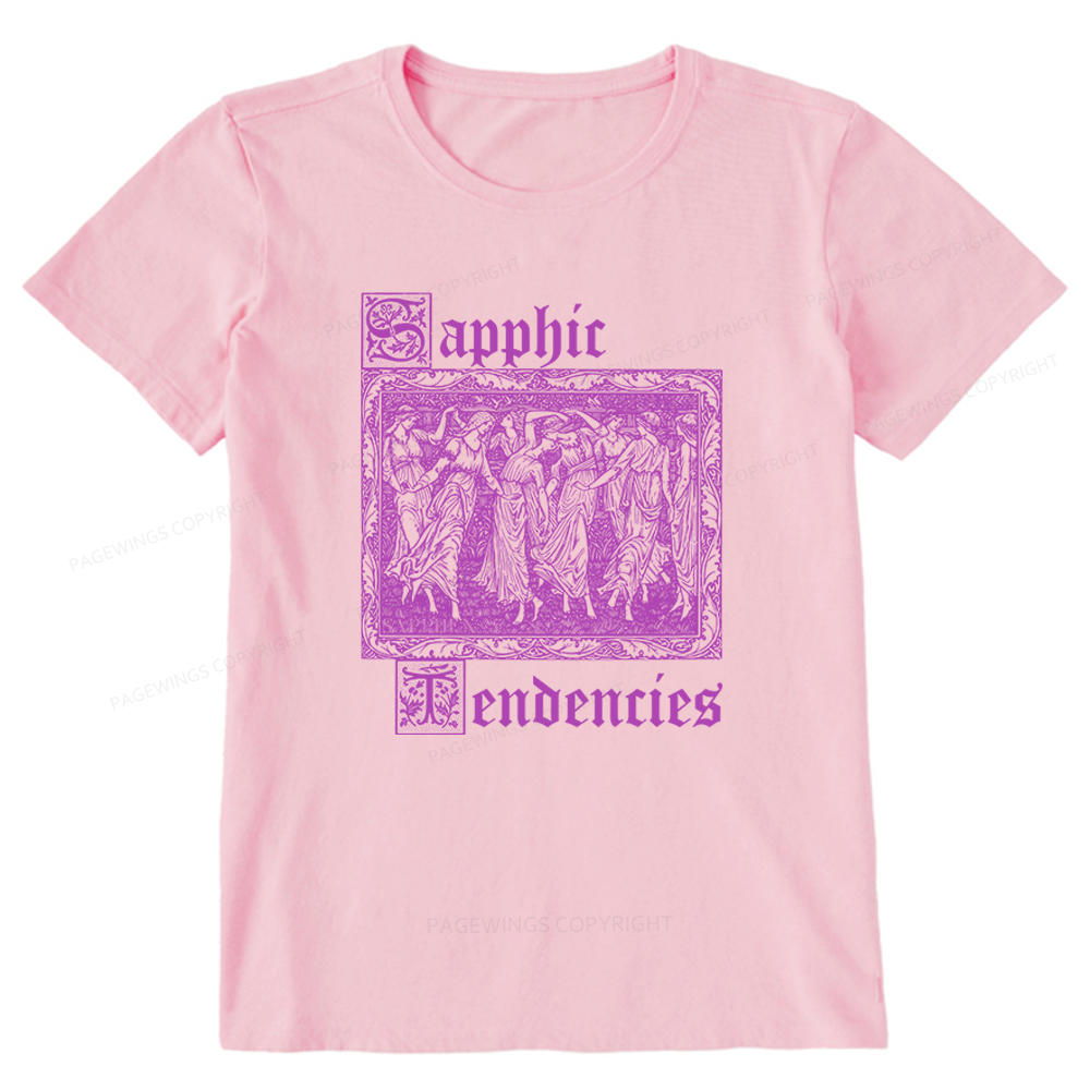 Pagewings Sapphic Tendencies Unisex Classic T-shirt
