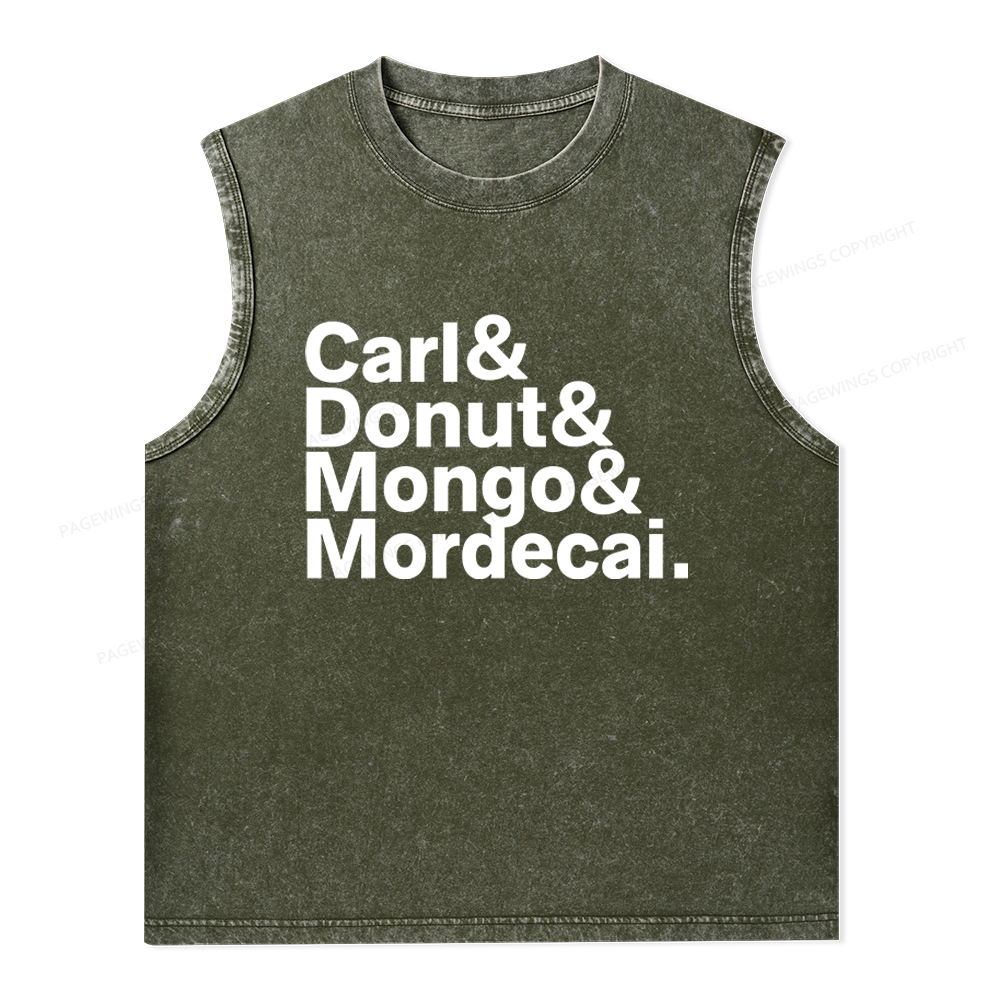 Pagewings Sci-Fi Book Lovers Unisex Washed Tank Top