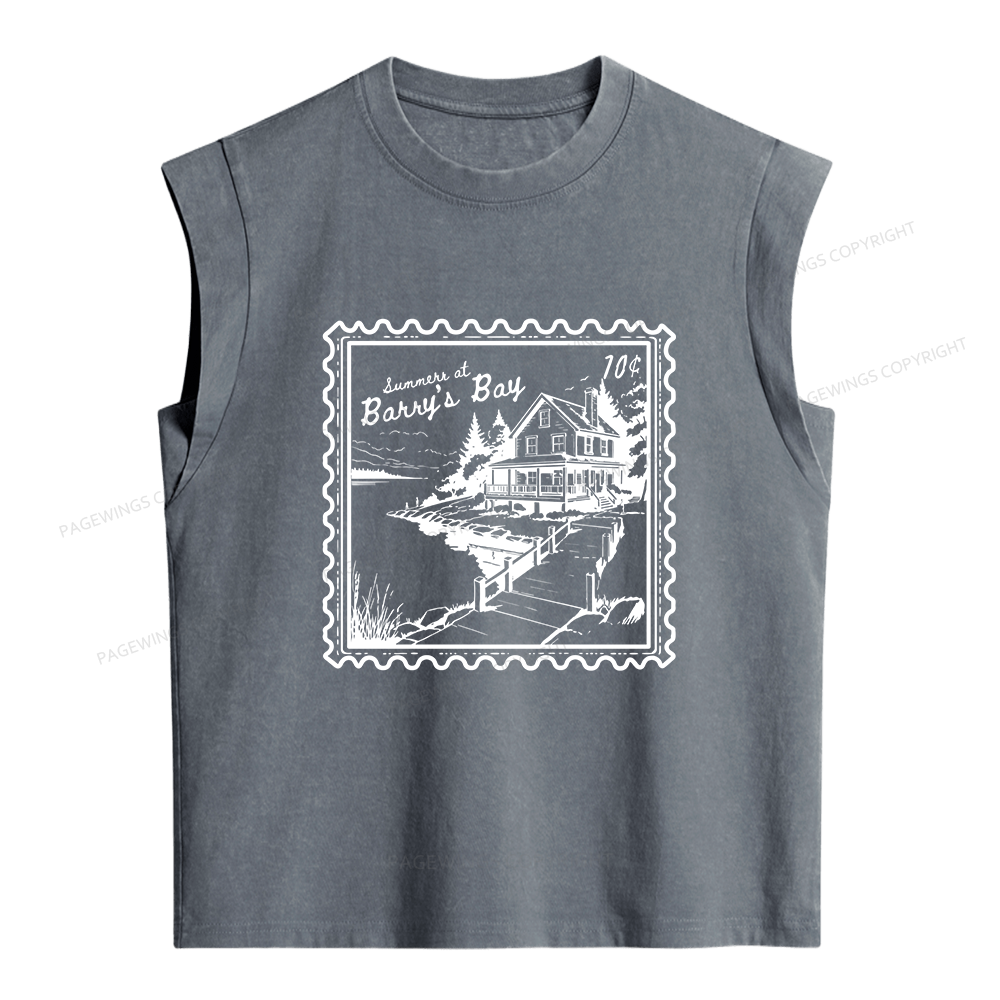 Pagewings Every Summer  Women's Washed Tank Top