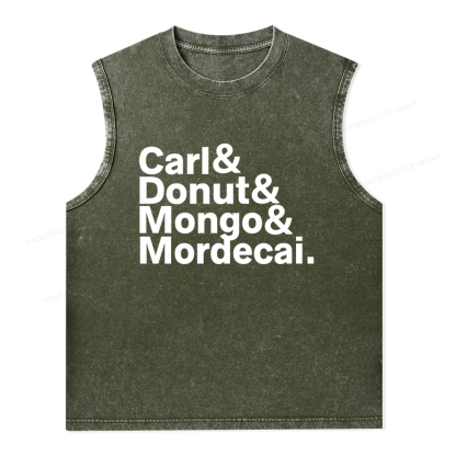Pagewings Sci-Fi Book Lovers Unisex Washed Tank Top