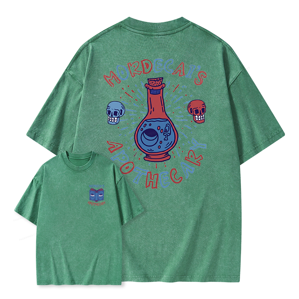 Pagewings Apothecary Unisex Washed T-shirt