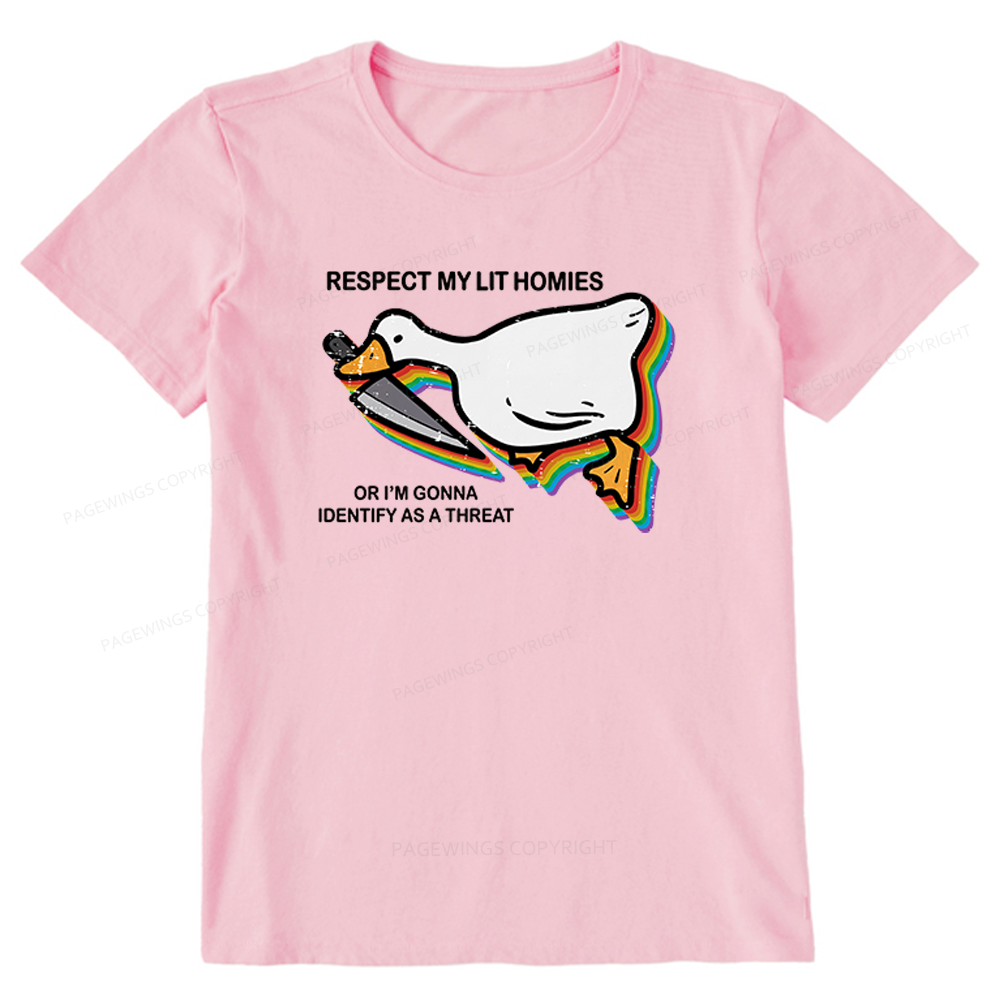 Pagewings Respect My Lit Homies Unisex Classic T-shirt