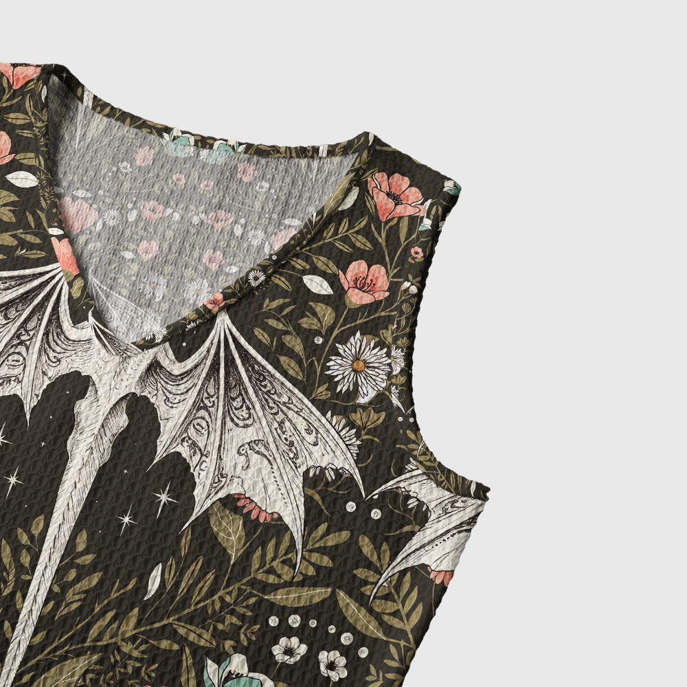 Pagewings Fantasy Book Lover Crochet Maxi Dress
