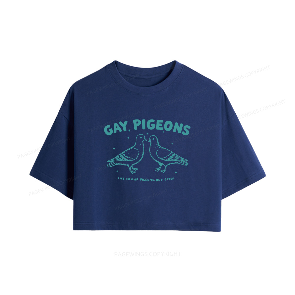 Pagewings Girls Will Be Girls Women Crop Tops
