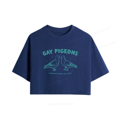 Pagewings Girls Will Be Girls Women Crop Tops
