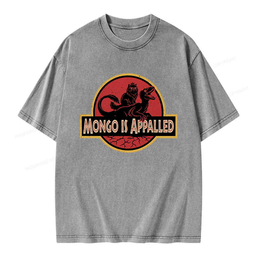 Pagewings Mongo Is Appalled Unisex Washed T-shirt
