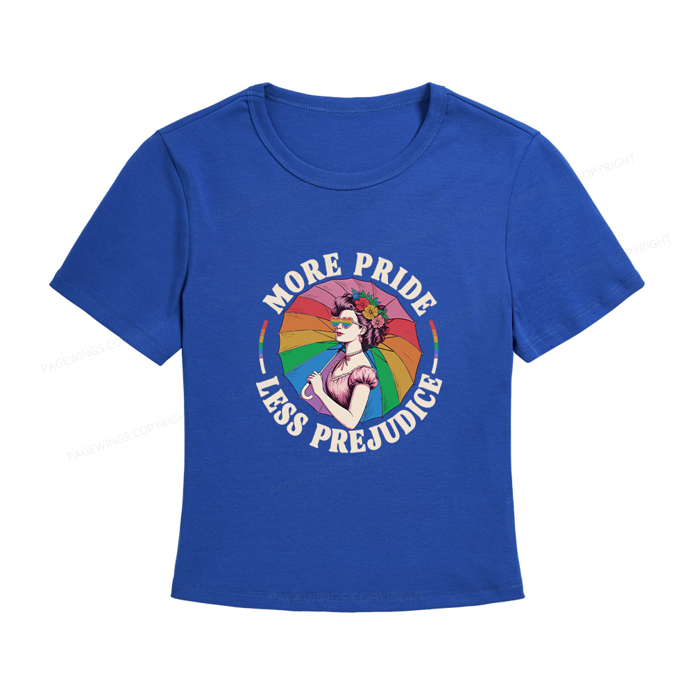 Pagewings More Pride Less Prejudice Women's Baby Tee