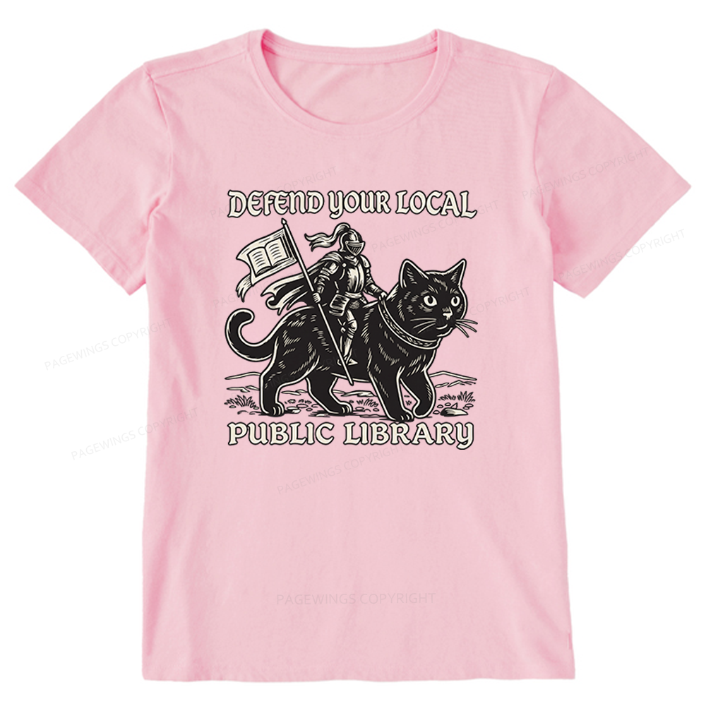 Pagewings Defend Your Local Public Library Unisex Classic T-shirt