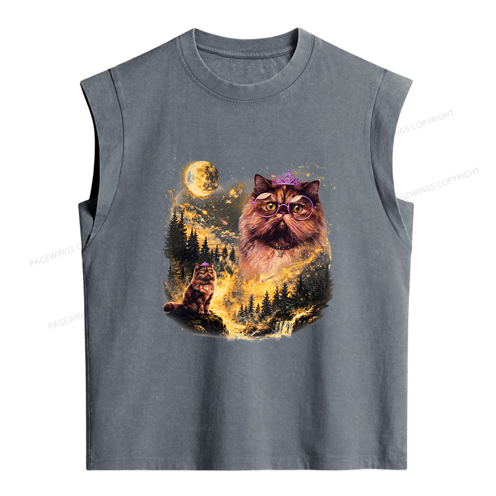 Pagewings Princess Donut Women's Washed Tank Top