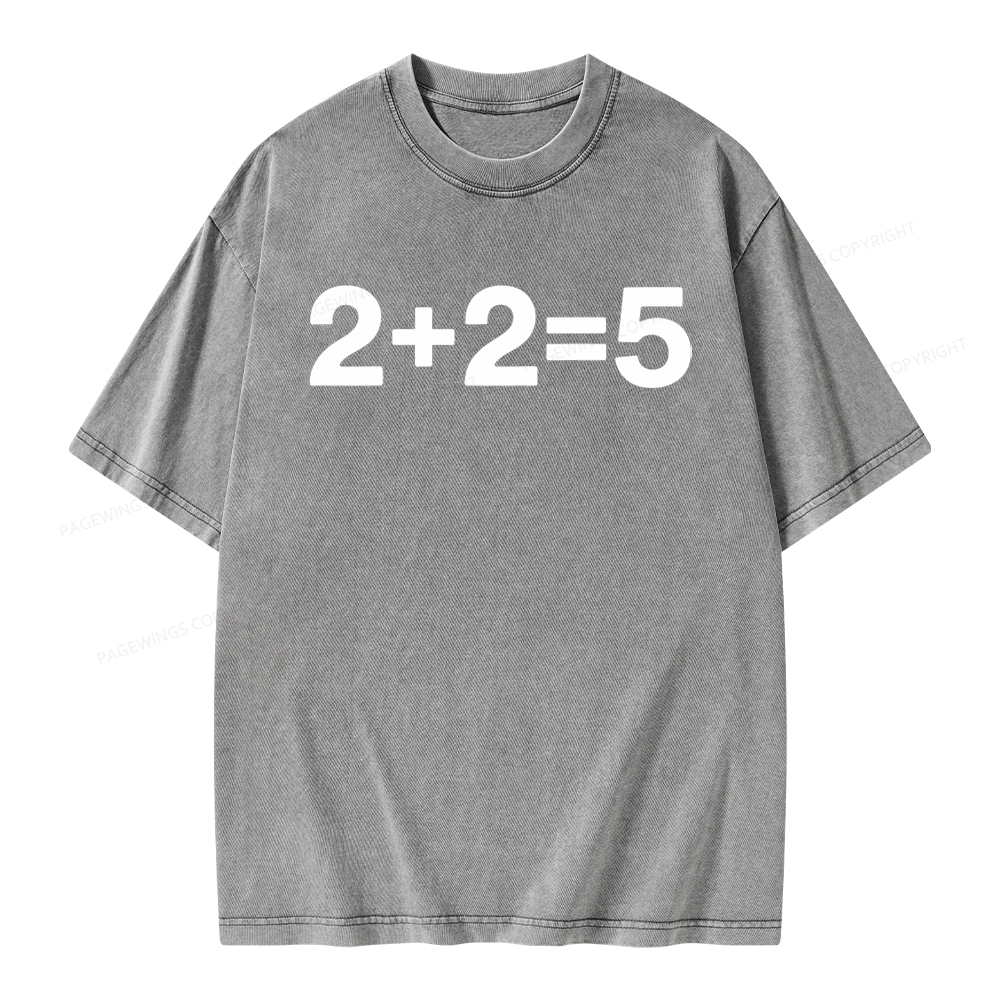 Pagewings Orwell Math Unisex Washed T-shirt