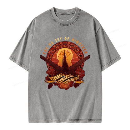 Pagewings Fantasy Novel Lover Bookish Unisex Washed T-shirt