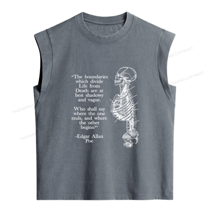 Pagewings Burial Women's Washed Tank Top