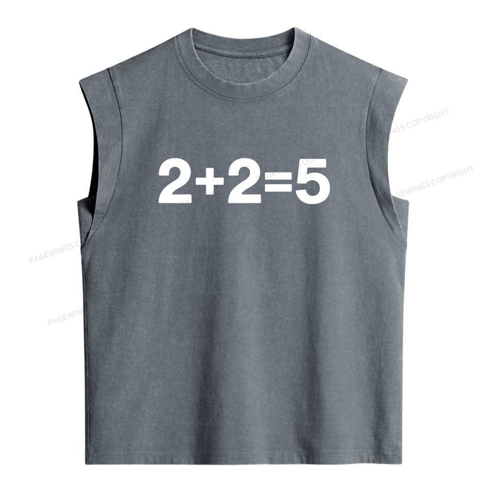Pagewings Orwell Math Women's Washed Tank Top