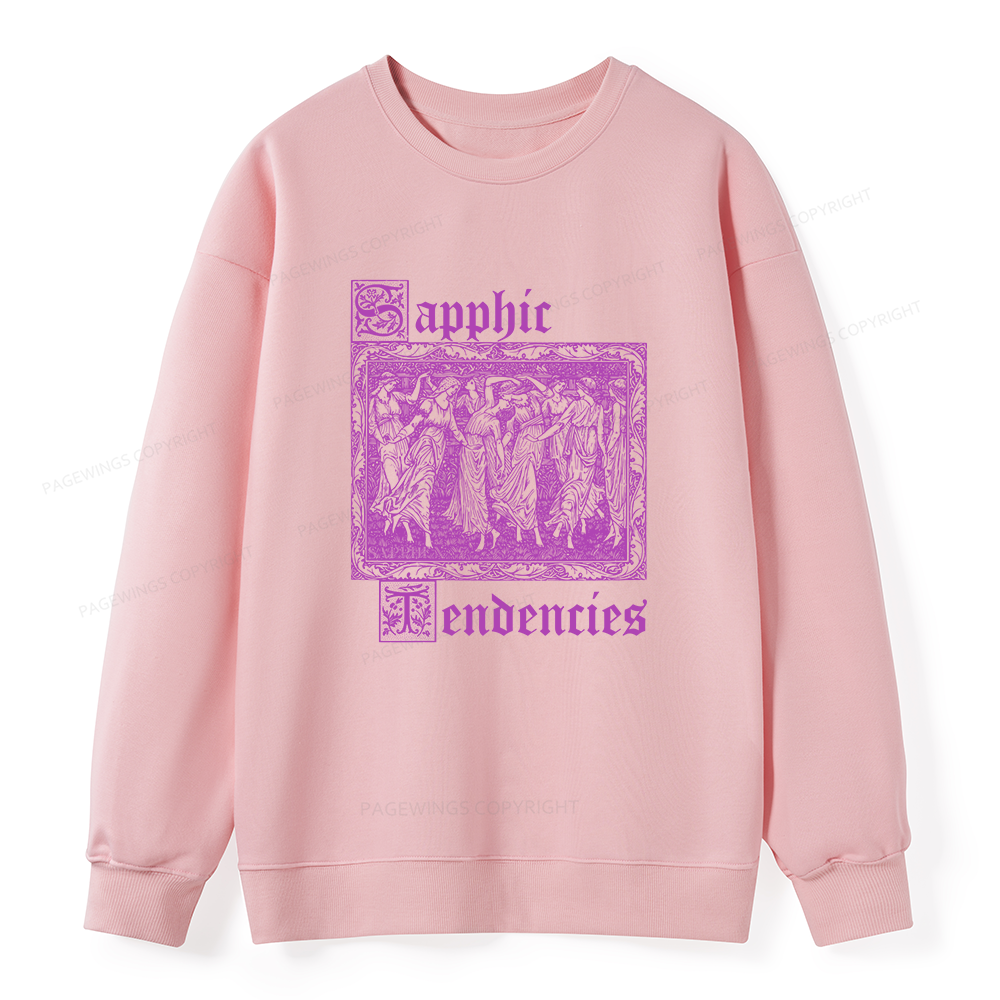 Pagewings Sapphic Tendencies Unisex Classic Sweatshirt