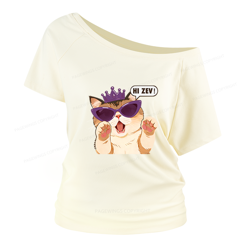 Pagewings Sci-Fi Book Lover Women Off Shoulder T-shirts