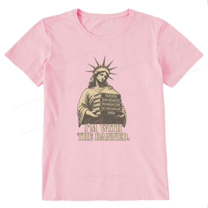 Pagewings I'm With The Banned Unisex Classic T-shirt