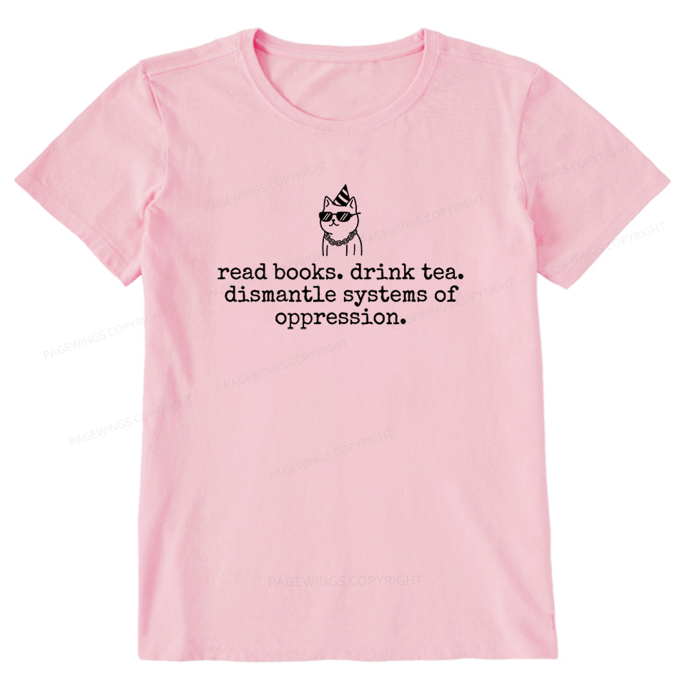 Pagewings Books and Tea Unisex Classic T-shirt