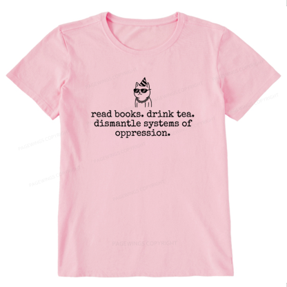 Pagewings Books and Tea Unisex Classic T-shirt