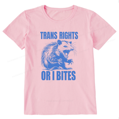 Pagewings Trans Rights Unisex Classic T-shirt