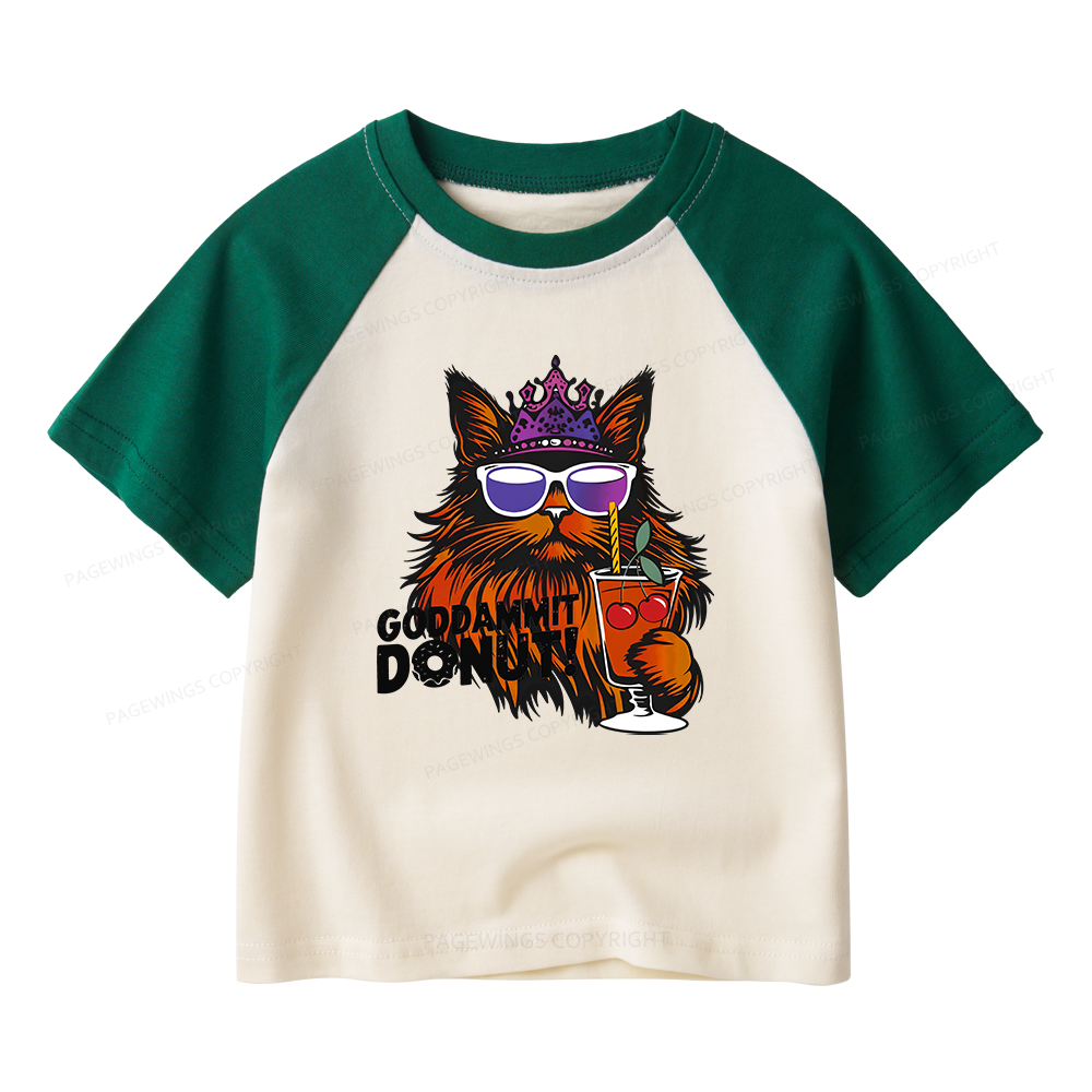 Pagewings Read Sci-Fi Book Kids Raglan T-shirt 