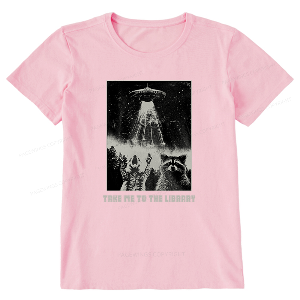 Pagewings Take Me To The Library Unisex Classic T-shirt