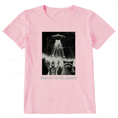 Pagewings Take Me To The Library Unisex Classic T-shirt