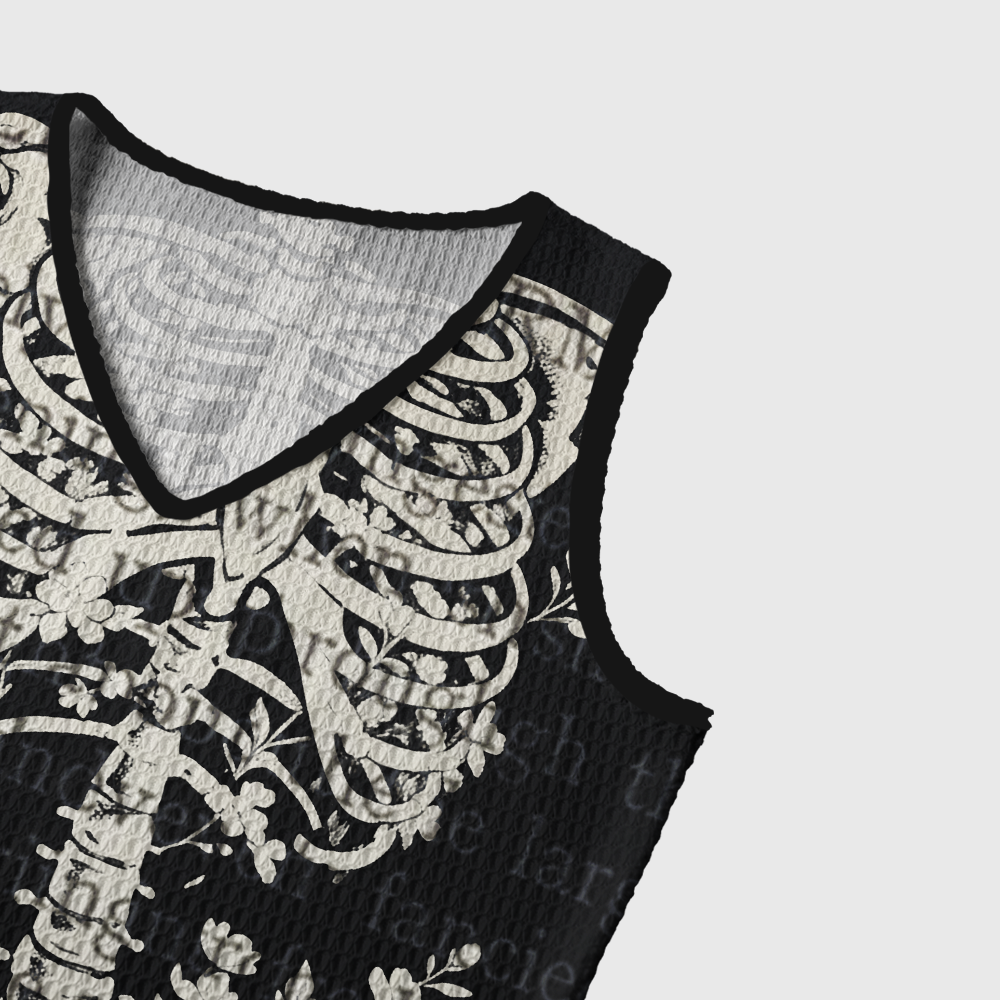 Pagewings Skull Reading Crochet Maxi Dress