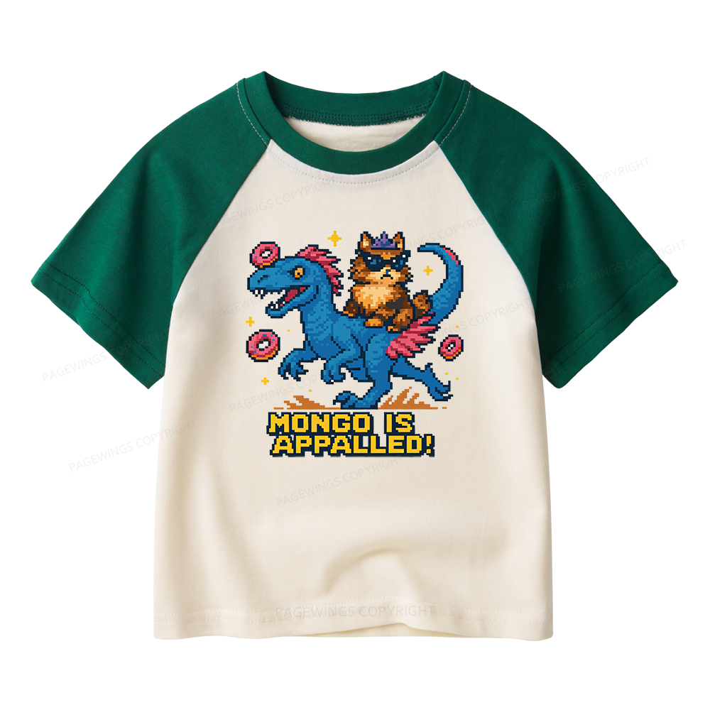 Pagewings Sci-Fi Book Lover Kids Raglan T-shirt 