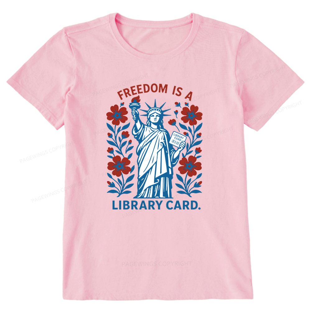 Pagewings Liberty is a Library Card Unisex Classic T-shirt
