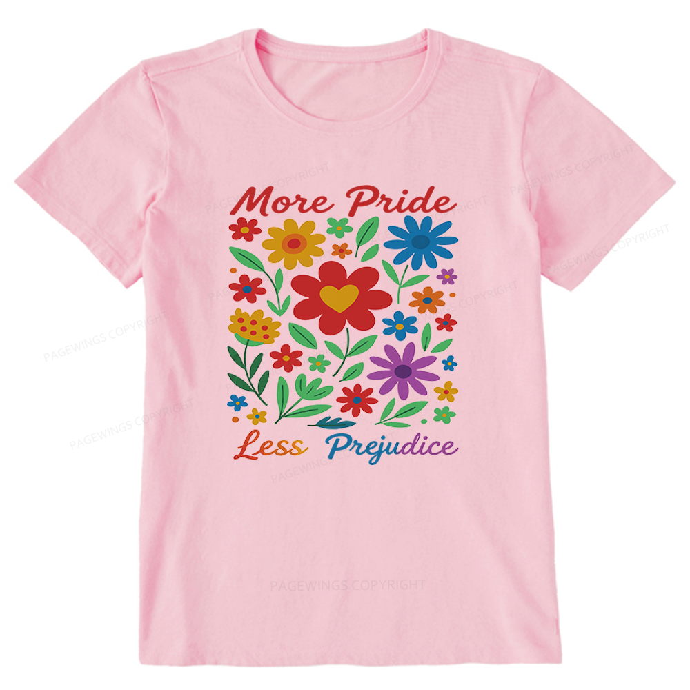 Pagewings More Pride Less Prejudice Unisex Classic T-shirt
