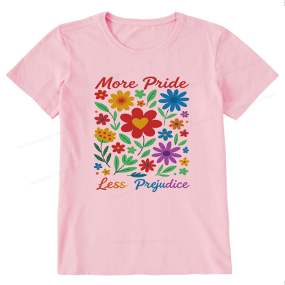 Pagewings More Pride Less Prejudice Unisex Classic T-shirt