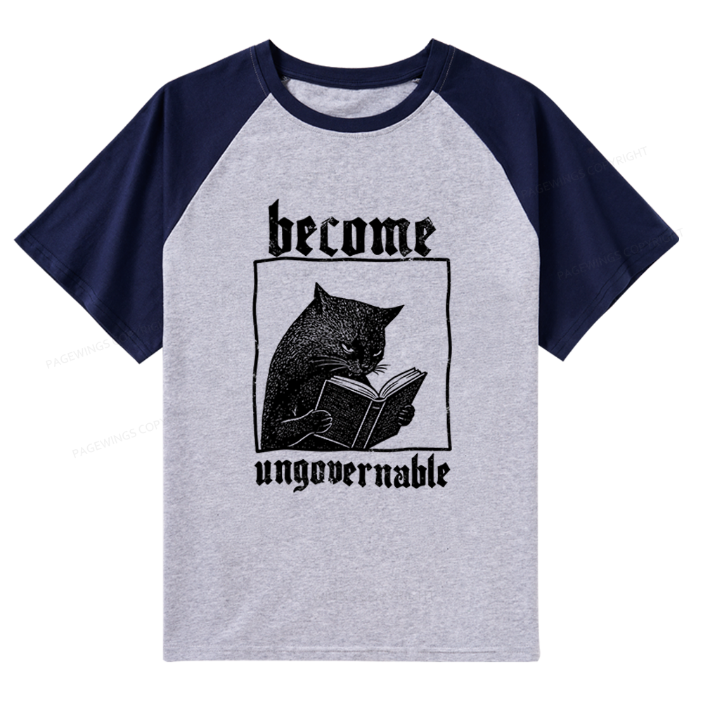 Pagewings Become Ungovernable Raglan T-shirt